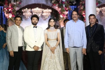 Celebrities at Actor Ashish and Advitha Wedding Reception